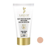کرم ضد آفتاب رنگی لانسون SPF 50 شماره ۱ مناسب انواع پوست چرب و مختلط حجم 40 میلی لیتر