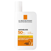 فلوئید ضد آفتاب بدون رنگ لاروش پوزای SPF50 مدل Anthelios محافظ UVA ،UVB و +++PA، مناسب انواع پوست حجم 50 میلیلیتر